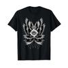 Seraphim Angel X Wings Eyes Blackwork Traditional Flash T Shirt Vintage Breathable Stretched Stylish Designer Clothes