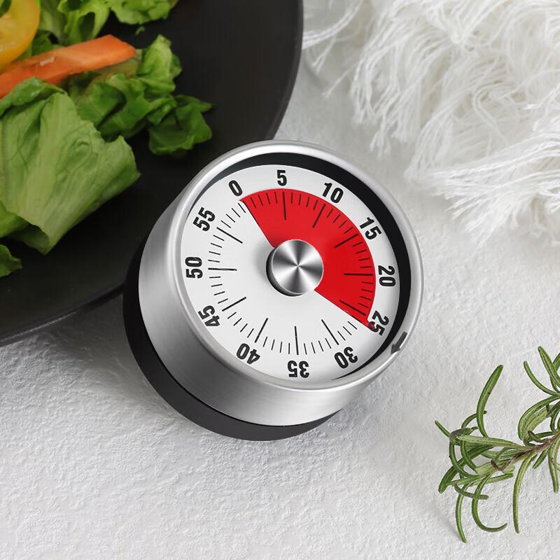 BJ Timer, Kitchen Baking Steaming Fish Student Countdown Time Management Timer, Magnetic Attachment Mechanical Reminder