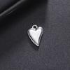 Teamer 5pcs/lot Love Heart Pendant Charms for Jewelry Making Stainless Steel Charms DIY Necklace Bracelet Accessories Supplies