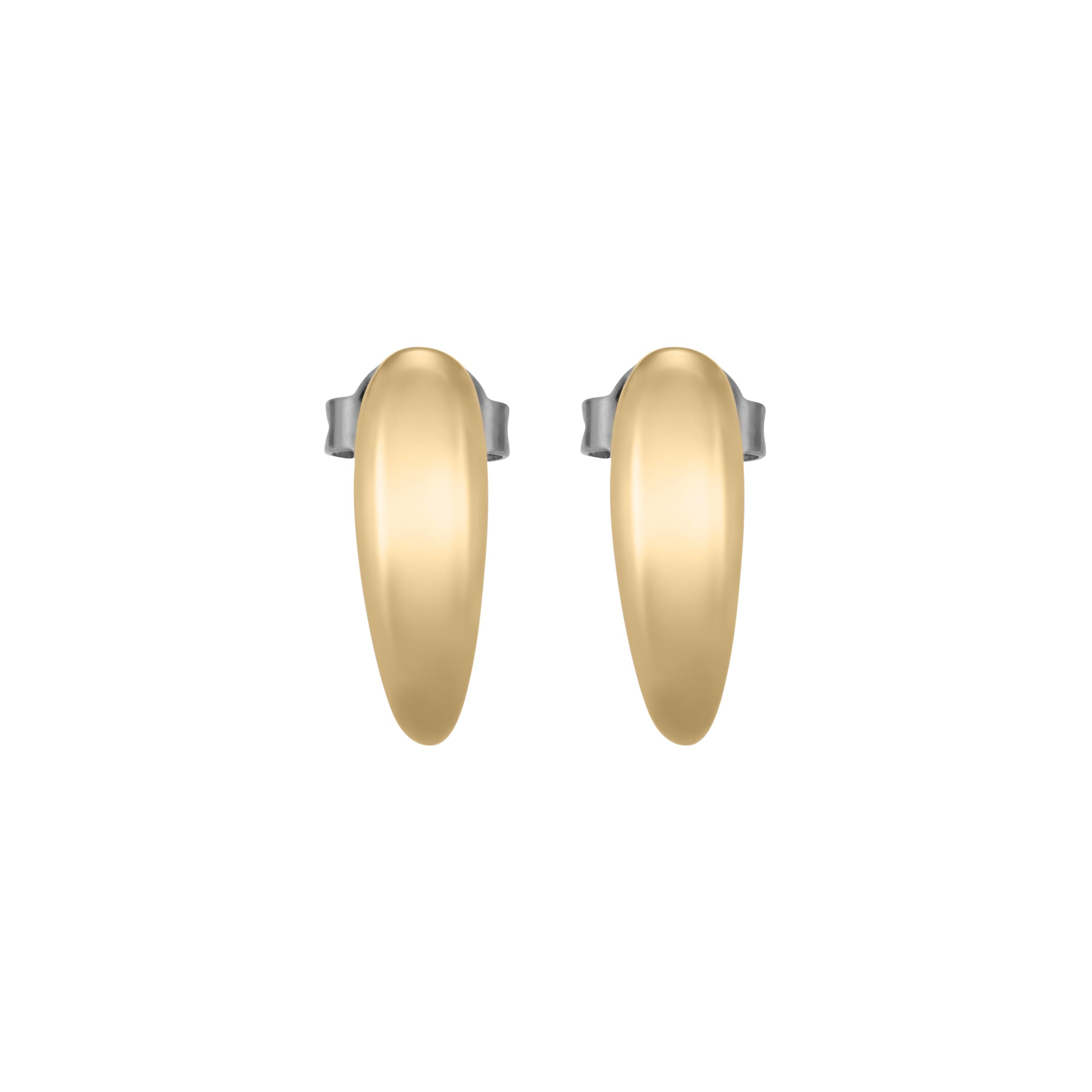 

Skagen Women s ANJA PEBBLES Gold-Tone Stainless Steel Stud Earrings, SKJ1857710
