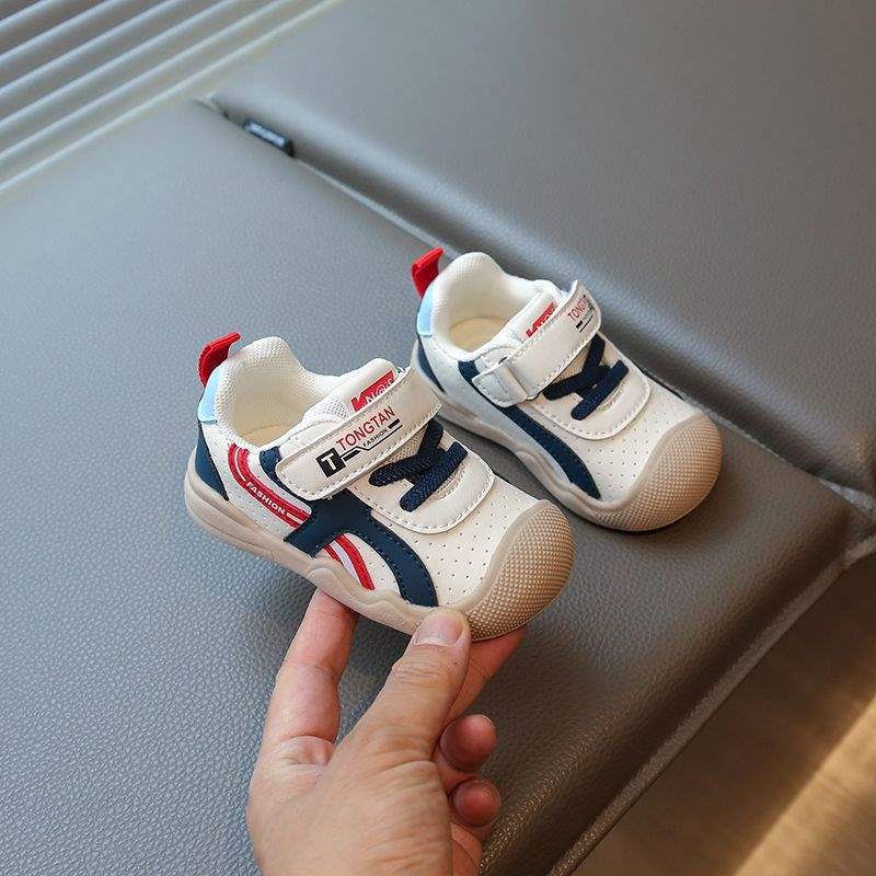 Baby toddler shoes spring and autumn new non-slip soft-soled functional shoes for infants and toddlers 1-3 years old boys and girls sports shoes
