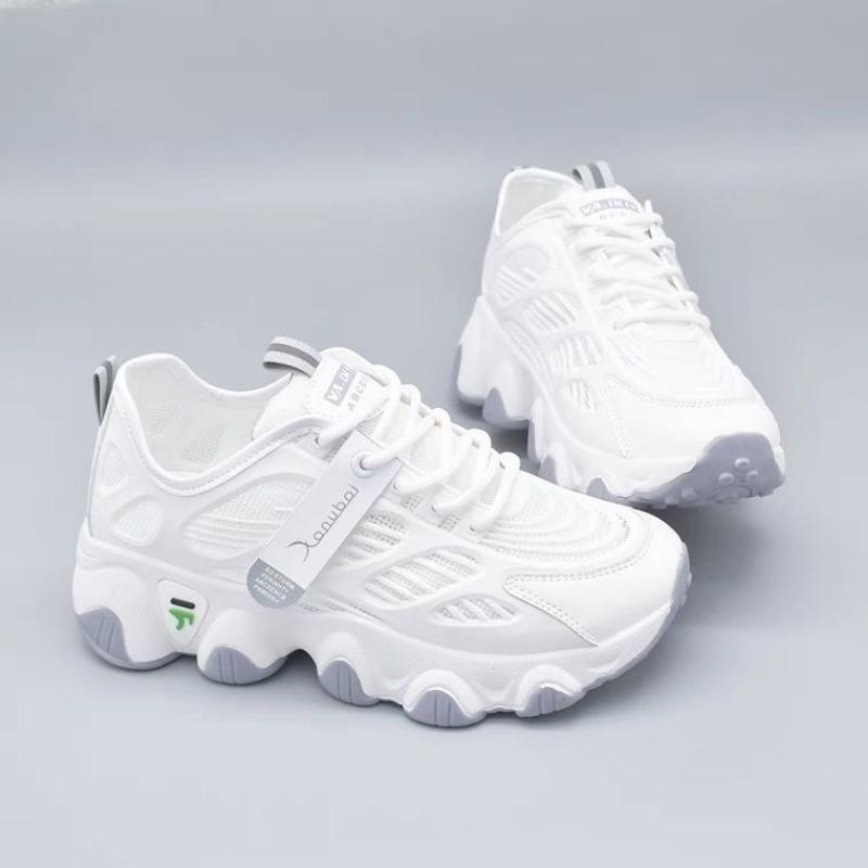 Women's Mesh Breathable Shoes Summer High on Platform Ladies Footwear Green Stylish Daily Routine Deals 39 Light Aesthetic Offer