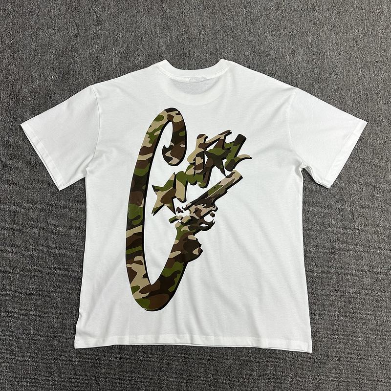 Corteiz Alcatraz Series T-shirts for Men and Women, Short-sleeve Short Sleeve with Lettered Logo Print Crew Neck Loose Casual T-shirt