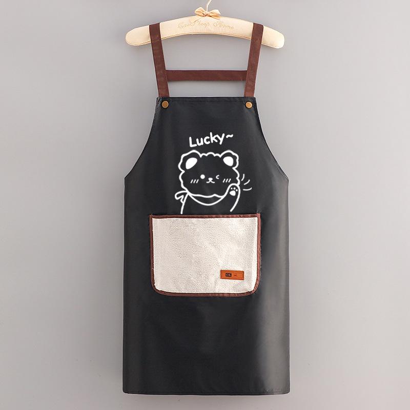 Waterproof and Oil-Proof Long Sleeve Kitchen Apron for Adults