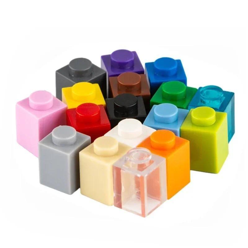 100 pièces MOC Pièces 1x1 3005 Brique Compatible Figurines Briques DIY Assembler Blocs de Construction Particule Puzzle Enfant Jouets Cerveau Cadeau