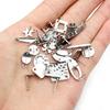 20pcs 316L Stainless Steel Geometric Earring Stud Earring Posts Connector Fashion Styles DIY Jewelry Making Findings Accessories