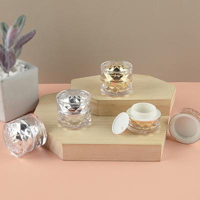 7G leere Flasche Cremetiegel Acryldosen Lotion Behälter mit Innendeckel