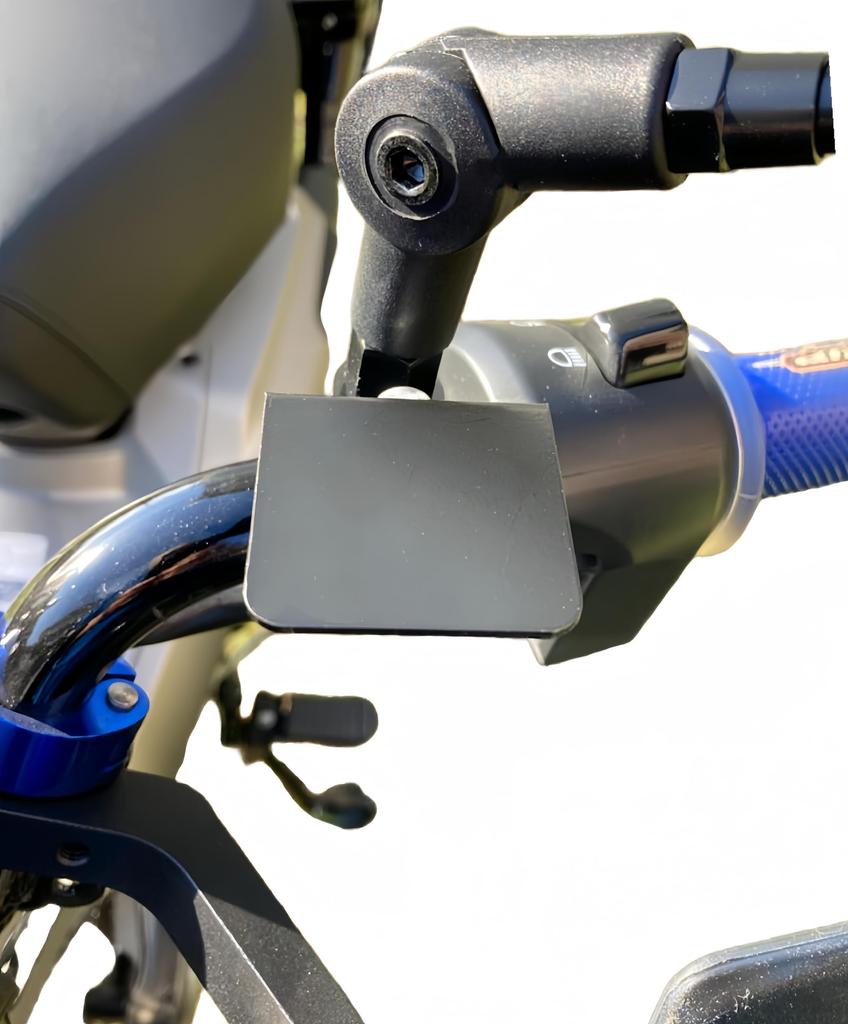 Hyo Rumu Motorcycle ETC Antenna Stay, Dash Cam Holder, Fits M10 Size Mirrors, Compatible
