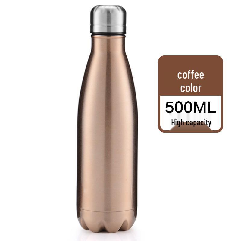 

Large Capacity Car-Mounted Sports Water Bottle - 304 Stainless Steel Vacuum Insulated -