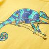 T-shirt pour enfants avec manches courtes ocre clair 92/104/116/128/140