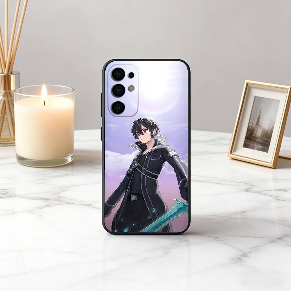 Sword Art Online K-Kazuto K-Kirigaya-ES Phone Case For Samsung S25,S24,S21,S22,S23,S30,Ultra,S20,Plus,Fe,Lite,Note,Black Cover