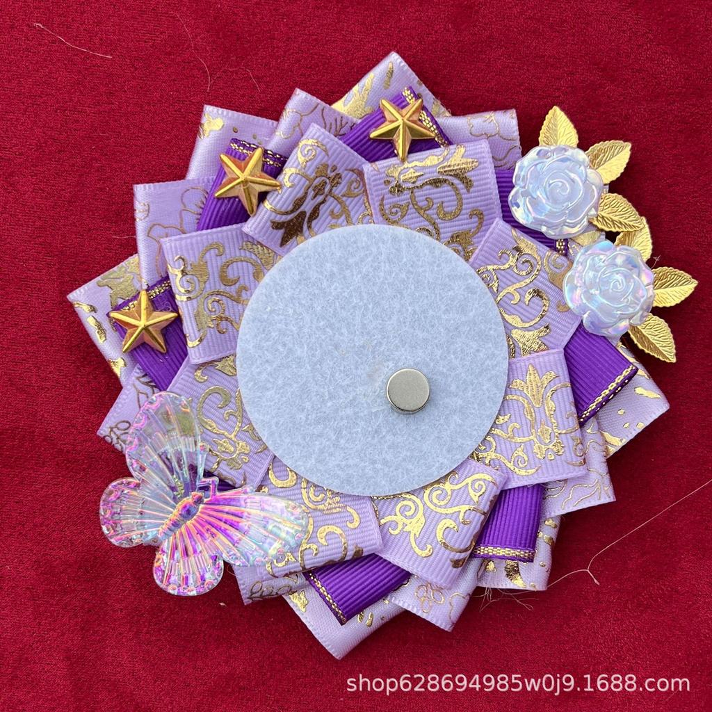 2025 new cabbage badge holder two-dimensional peripheral pendant bar star decorative brooch display holder in stock