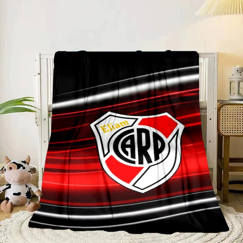 River Plate Emblem Portable Blanket/Soft Blanket Bedding Blanket Suitable for Travel Camping Living Rooms Offices Sofas Fan Gifts