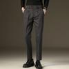 Light luxury men's casual small trousers autumn new elastic elastic waist young men's trousers
