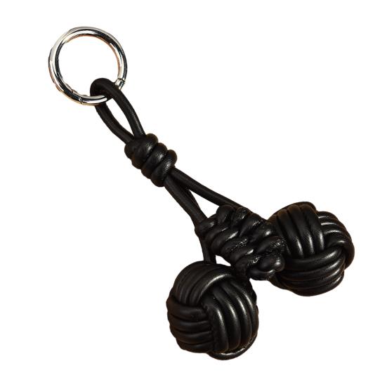 Keychain Pendant Imitation Leather Smooth Surface Neat Stitching Key Chain Versatile Wallet Car Keys Backpack Decoration