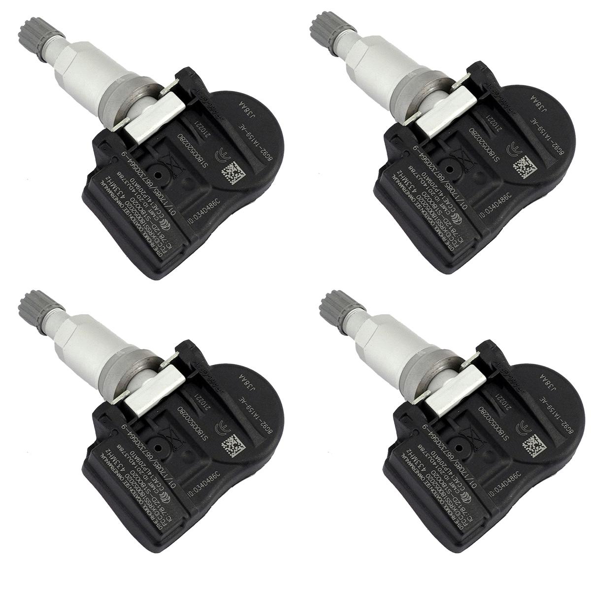 

8G92-1A159-AE Для Ford Galaxy Mondeo Jaguar F X-Type Land Rover Range Rover Discovery Volvo S40 XC60 433 МГц Датчик давления в шинах 4PCS