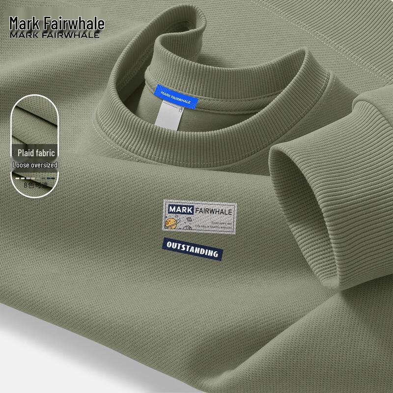 Mark Fairwhale Herren 2025 Locker Geschnittenes Rundhals Langarm Sweatshirt