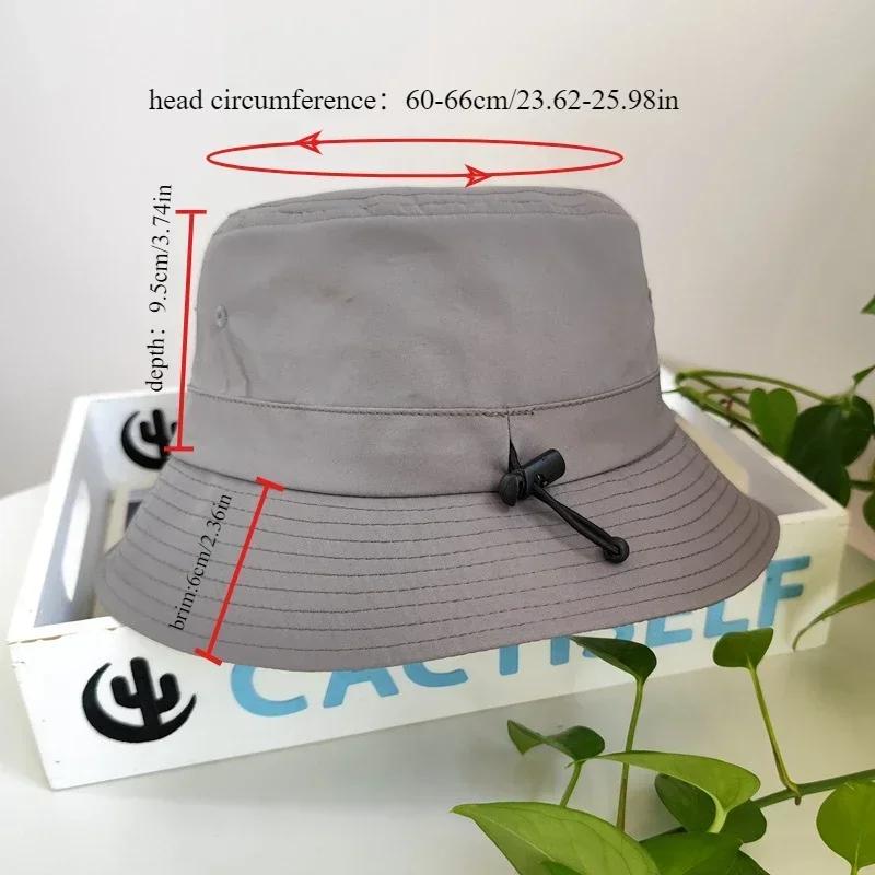 Extra Large Big Size 4XL Bucket Hats for Men Spring Summer Quick Drying Fishing Hat Lightweight Sunshade Xxxxl 60-67cm