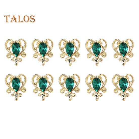 

10 шт., наклейки для дизайна ногтей, трехмерный декор для маникюра, долговечный нежный искусственный кристалл, украшения для ногтей, подвески, принадлежности для маникюрного салона