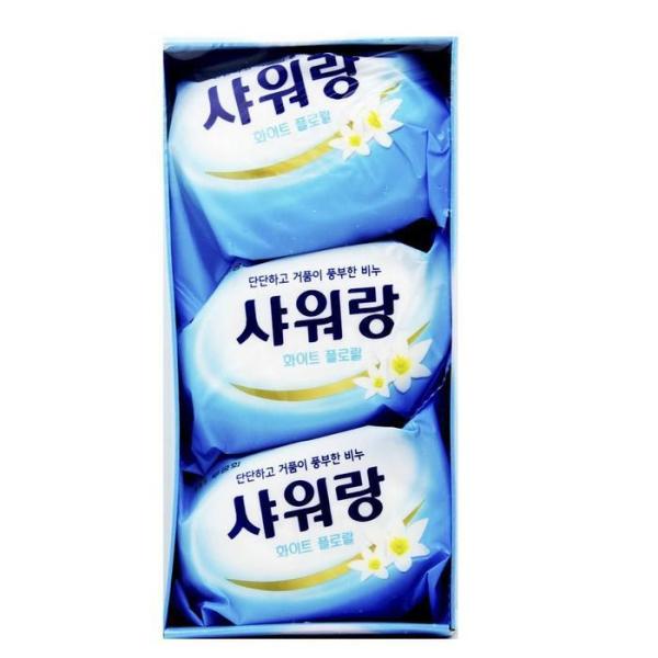 [OF43552Q] Shower Soap White Floral 3 Pack mugunghwa (12109468)