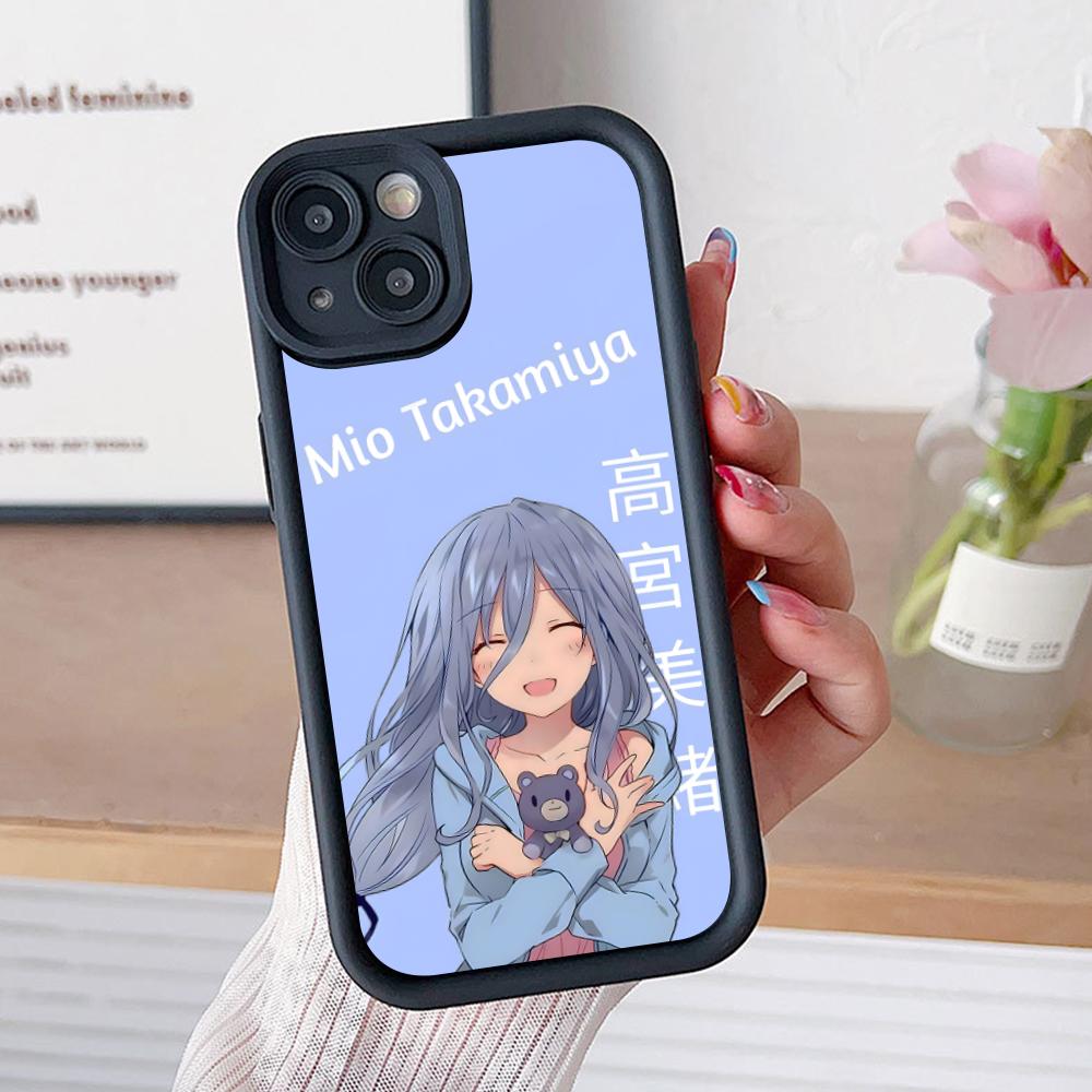 Date a Live Mio Takamiya Phone Case for iPhone 17 16 15 14 13 12 11 Air Pro Max Plus Thicken TPU Colorful Cover Cover Pretty