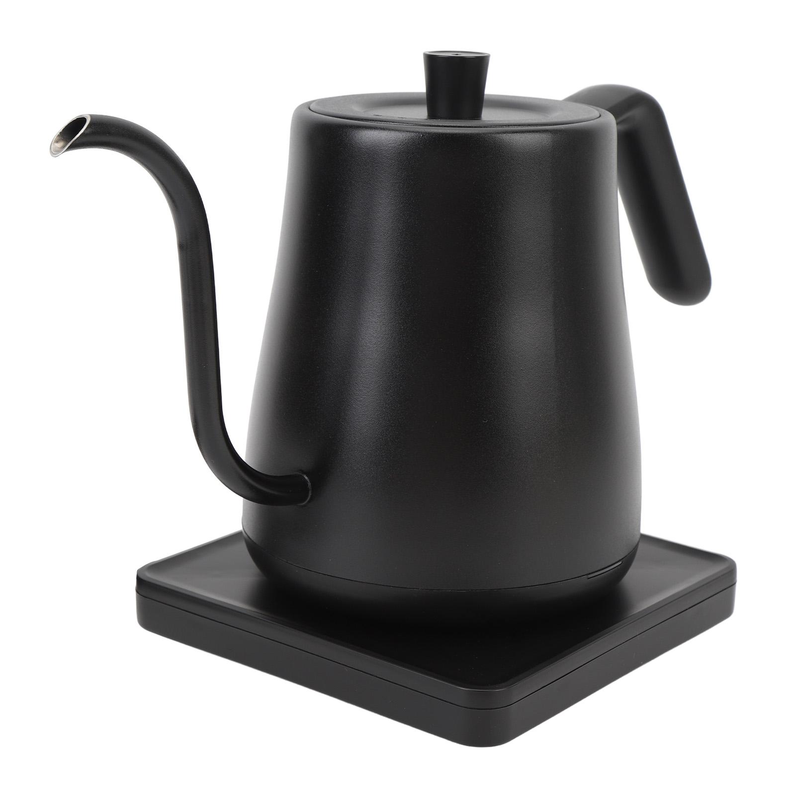 

Gooseneck Electric Kettle 1000W Stainless Steel Fast Heating Auto Power Off Hot Water Boiler Pour Over Kettle for Coffee Tea