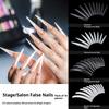 Long Artificial Nail Tips for Nail Art Salon, Craft Nail Tips, Sample Performance Art False Nail Stickers+