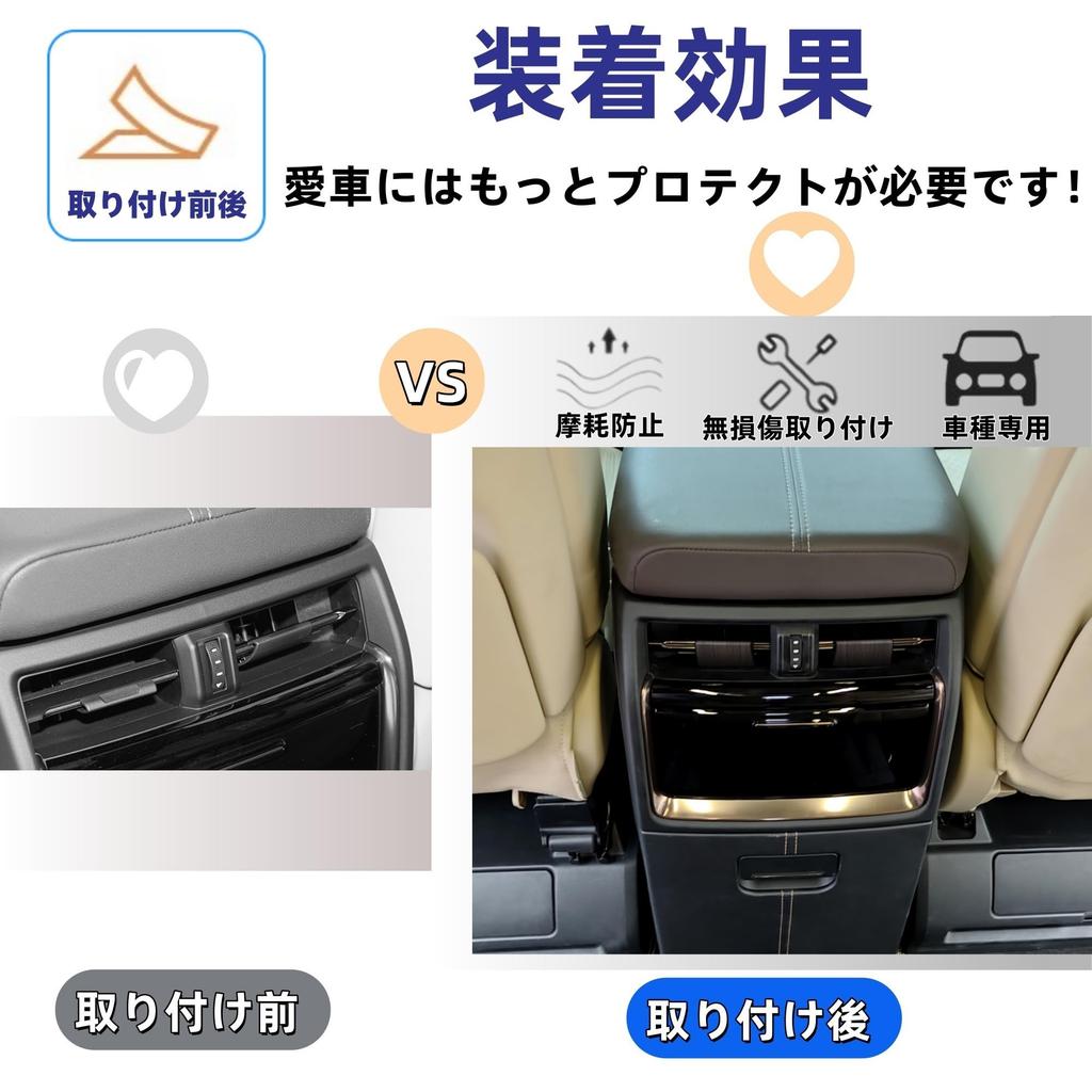 Glealcco Accessories Compatible with Alphard/Vellfire 40 Series Air Conditioner Vent Lever Cover for Air