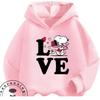 Fashion Kawaii Kids Hoodie Cute Cartoon Graphic Autumn Winter Casual Sweatshirt Snoopy