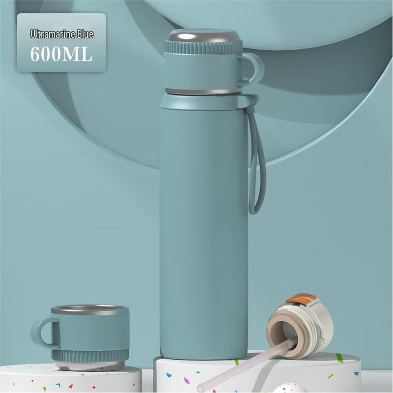 ZETAI 600ml Stainless Steel Insulated Tea Bottle