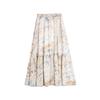 Retro Vacation Style Midi Skirt With Floral Print Slimming A-Line Skirt Casual Long Skirt Women Skirts ER52060