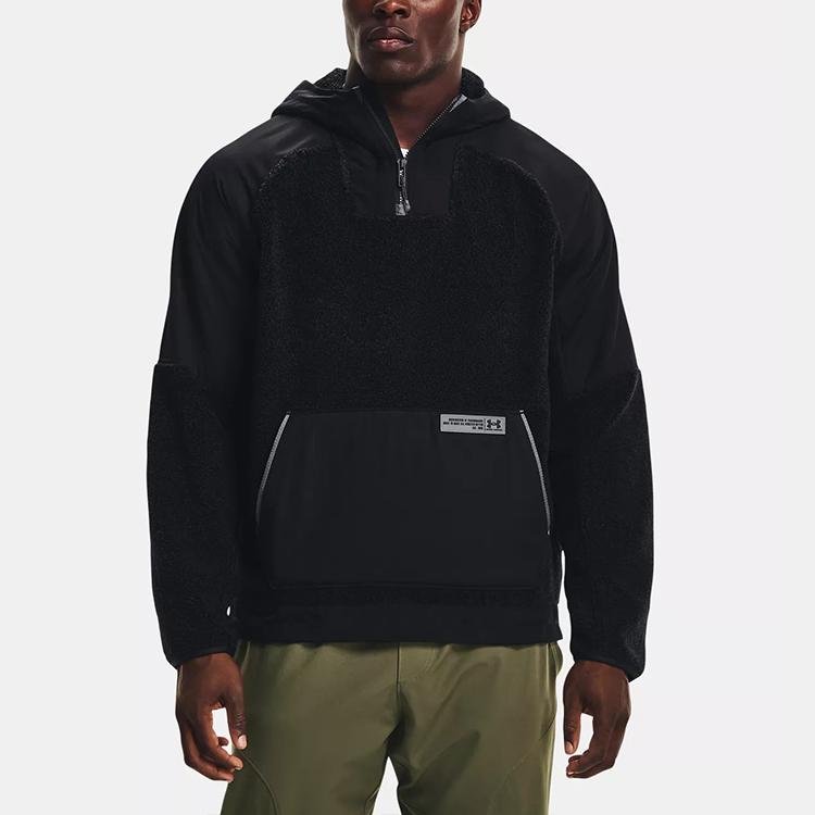 Under Armour Mission Boucle Anorak Hoodie Men Black 1366094-001