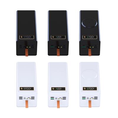 Detachable Battery Case Powers Bank Case 32x18650 Battery Case No Need Welding Faster Chargers Outer Case with LED Light