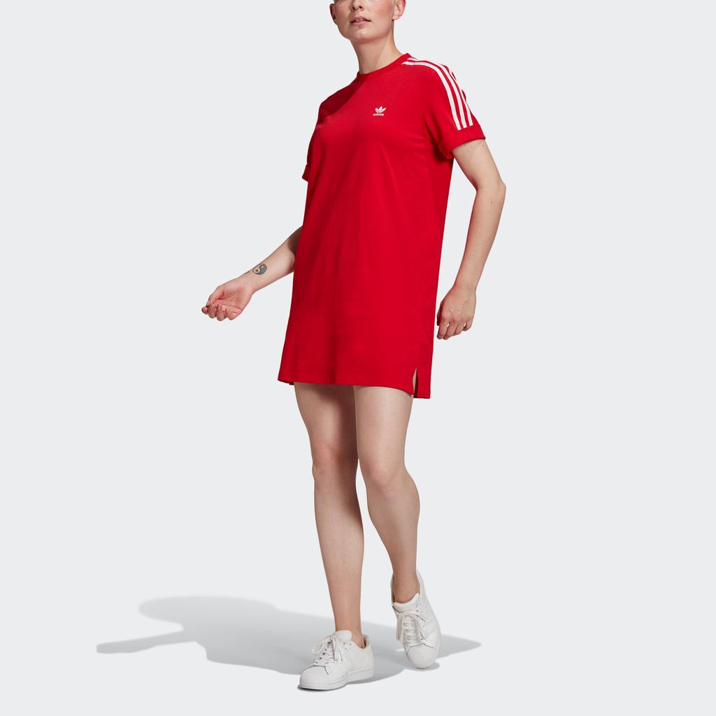 adidas Originals Short Sleeved Dress Women's Light Scarlet GN2778