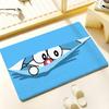Kwaii Anime D-DoraemonS Floor Mat Cozy Flannel Soft Thick Non-Slip Mat For Living Room Bedroom Kitchen Decor Rugs