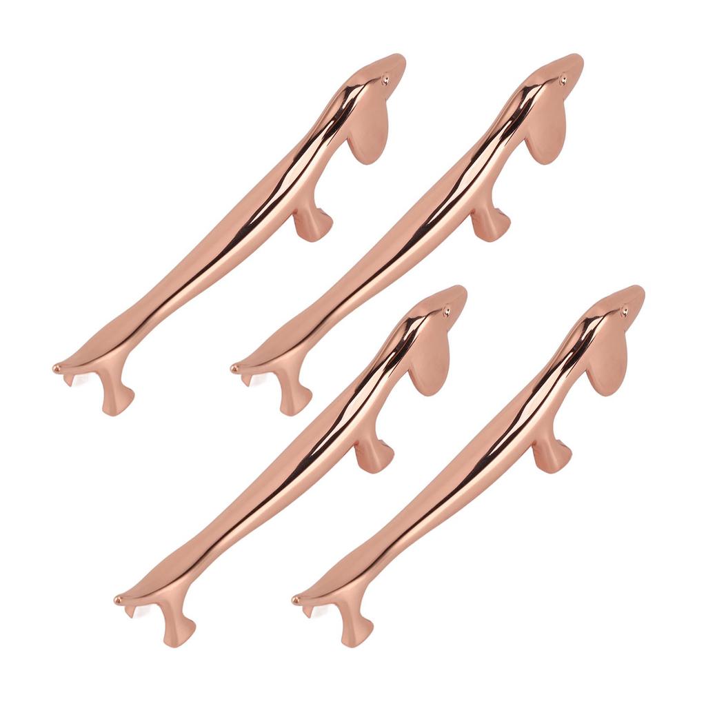 4 PCS Chopstick Rest Zinc Alloy Plating Reusable Dinner Spoon Stand for Holding Spoon Fork