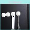 Plastic Modern Minimalist Adhesive Hooks Pack For Outdoor Rainproof Storage