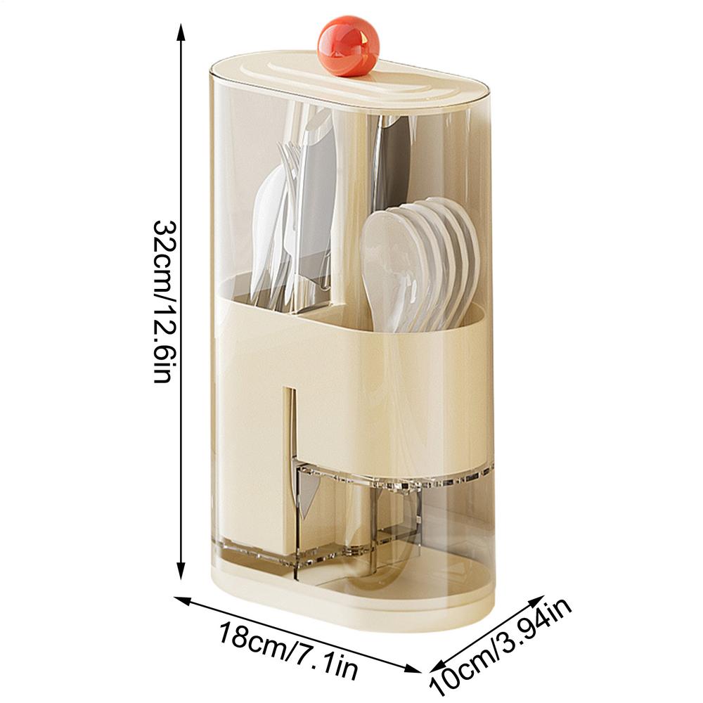 Бытовая многофункциональная подставка для посуды пыле- и влагозащищенная Кухонная подставка для сушки посуды для палочек для еды ложек вилок 6500₽