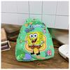 Patrick Spongebob Star Sports Surfing Eating Popcorn Printed Children Backpack