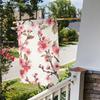 Cherry Blossom Flag 12x18 In Double Sided Garden Flag Welcome Spring Summer Garden Flags Outdoor Flags Large Banner Sign Yard Flags for Home