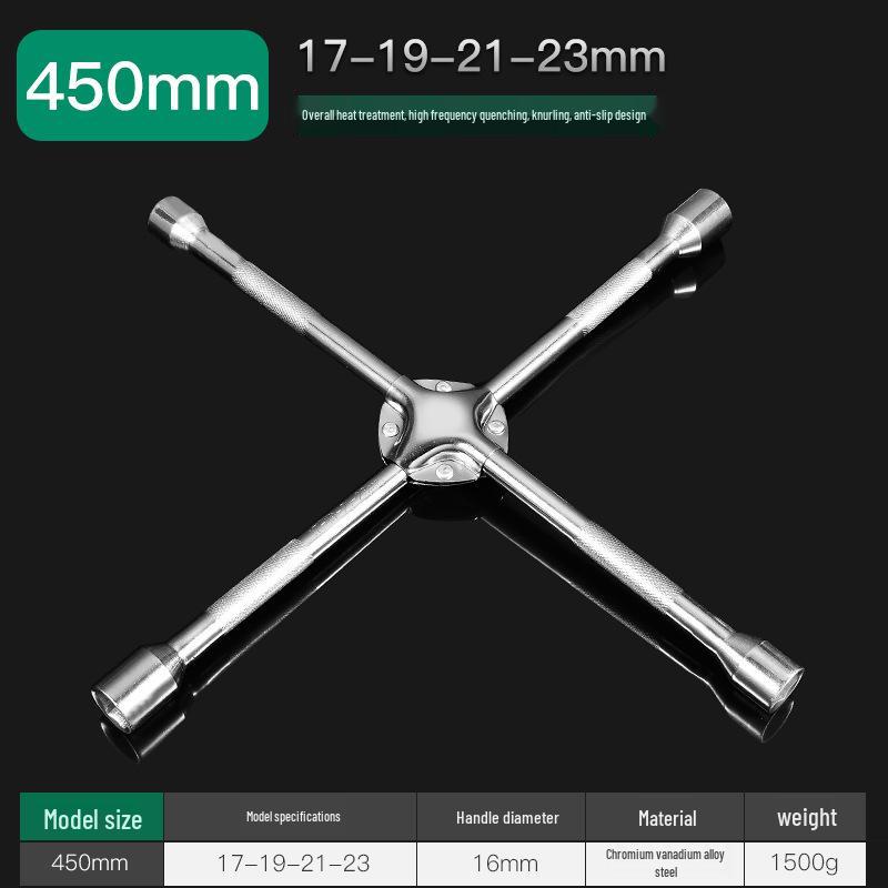 Effort-Saving Cross Wrench Tire Change Tool Set 1719-21-23 Multifunctional.