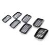 Front Grille Grill Mesh Inser Cover Trim Decor For Jeep Grand Cherokee 2017 2018 2019 2020 2025