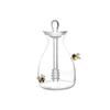 Household Large Capacity Glass Honey Jar Three-dimensional Bee With Dipper Rod Honey Pot Clear Jam Dispenser Dining Table