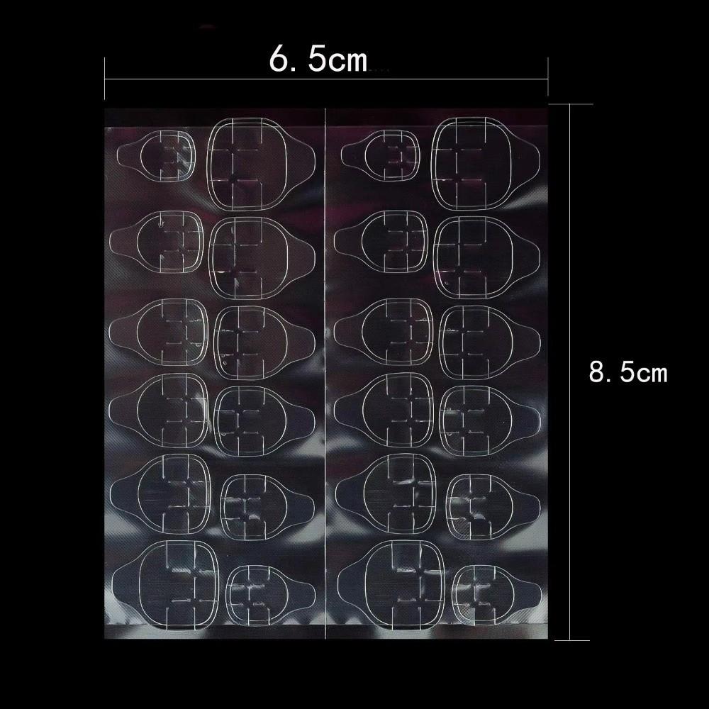 Transparent Double Sided Stickers Self Adhesive UV Jelly Nail Glue New Nail Jelly Glue  Women