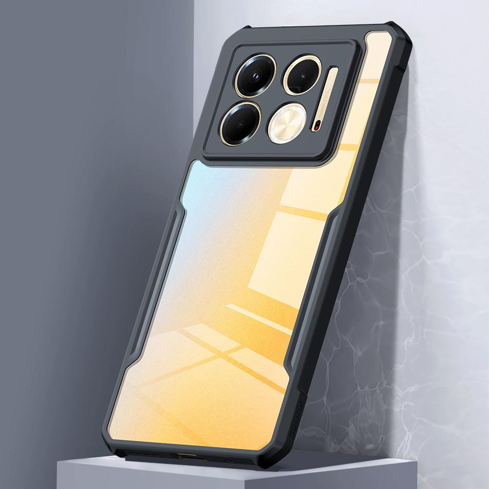 XUNDD For Infinix Note 40 5G Case Soft TPU Frame+Acrylic Clear Back Phone Cover