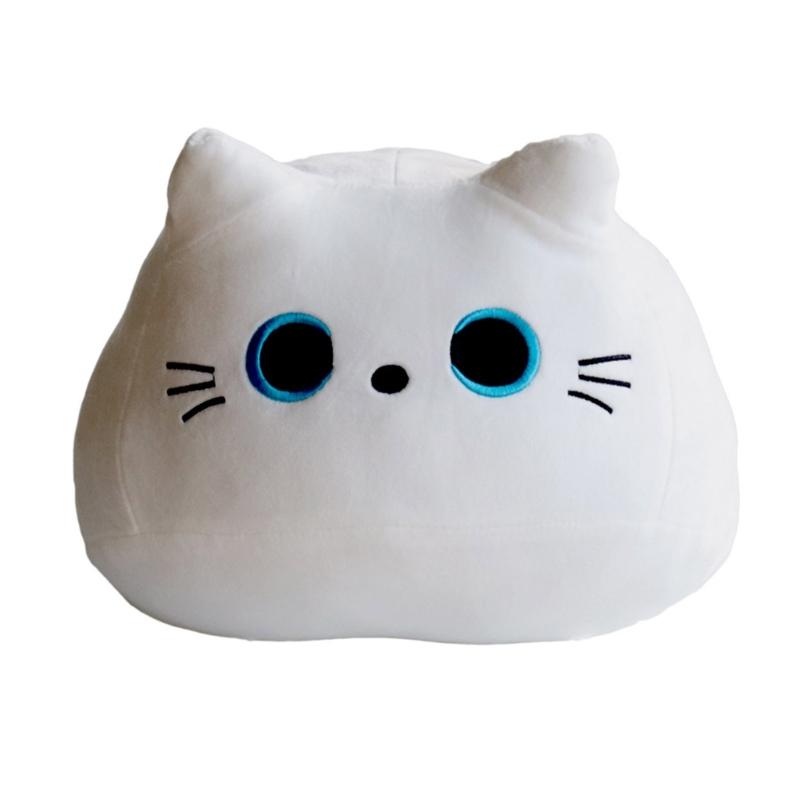 

Мультяшная подушка-игрушка Милая мультяшная декоративная подушка с животными Украшения для кровати в общежитии, дивана, для вечеринки 8CM белый