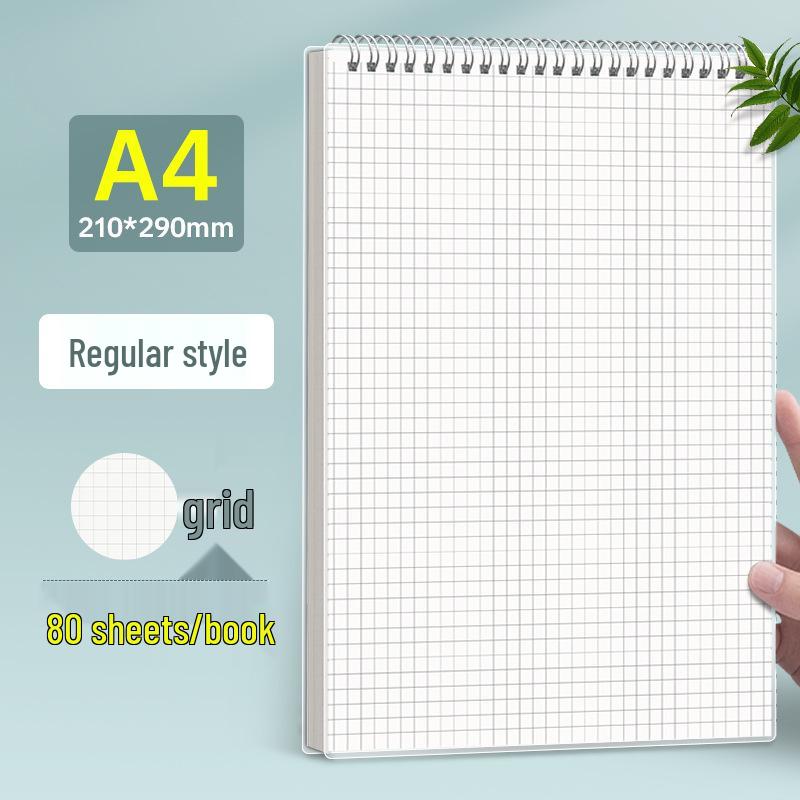 Dual Spiral Notebook - Thick B5, A5 Planner with Lined, Grid, and Blank Pages (English)