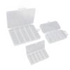 3pcs Fishing Tackle Box Multipurpose Waterproof Dustproof Protective Clear Fishing Lure Box for Fish