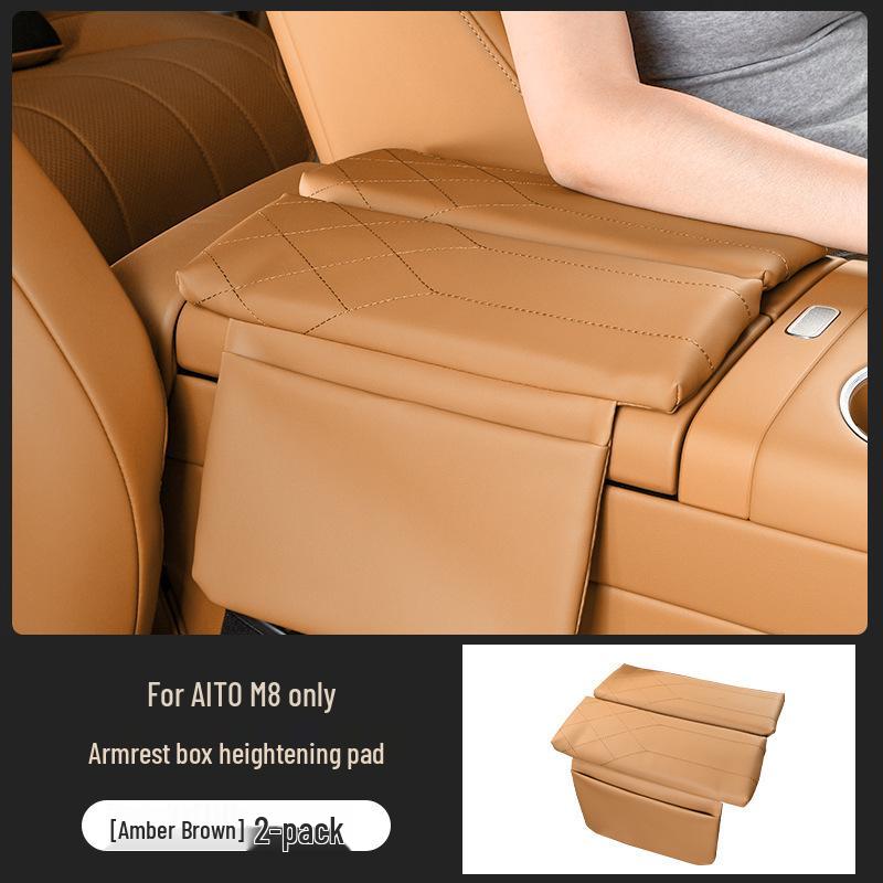 AITO M8 Armrest Box Heightening Pad Protective Cover for Car Interior Modification