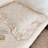Small Floral Ruffle Lace Double Layer Cotton Gauze Pillowcase for Kindergarten